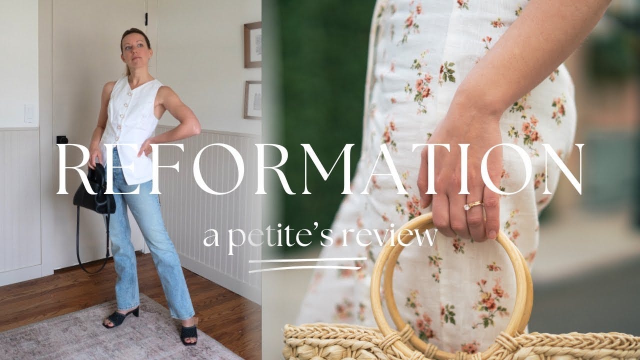 REFORMATION SPRING HAUL | Petite Review of Reformation Denim and Dresses