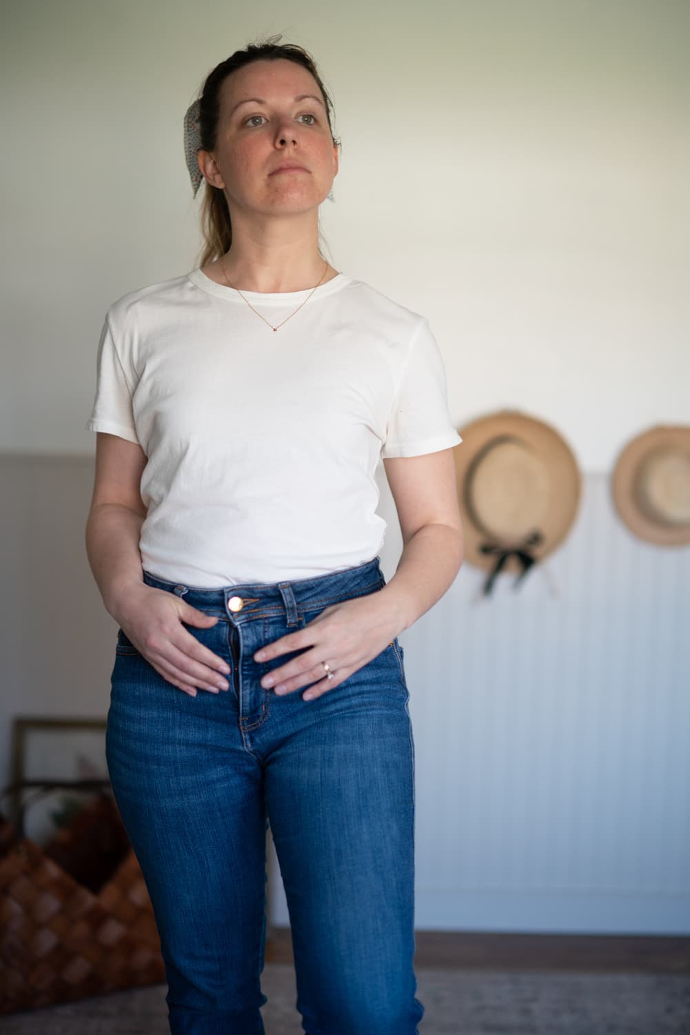 Graceful District White tee 2