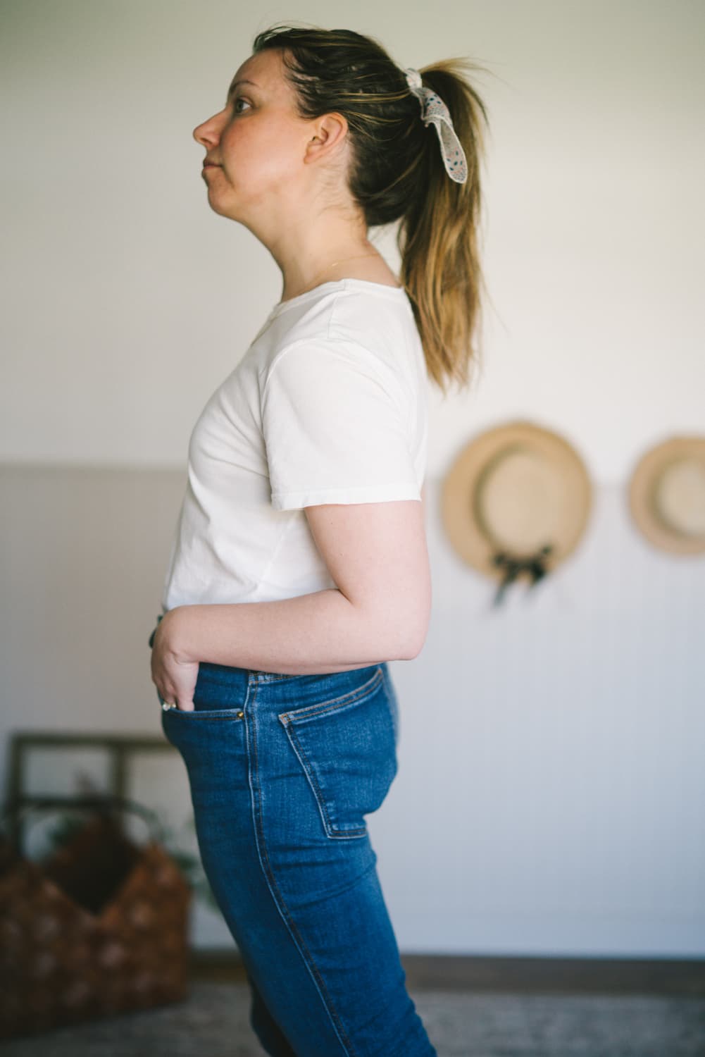 Graceful District White tee 3