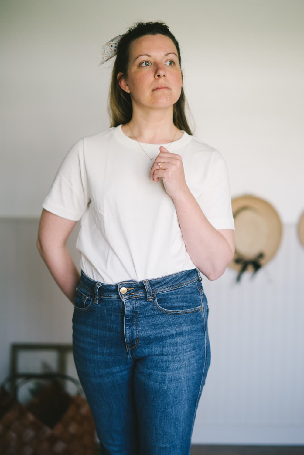 Madewell White Tee 3