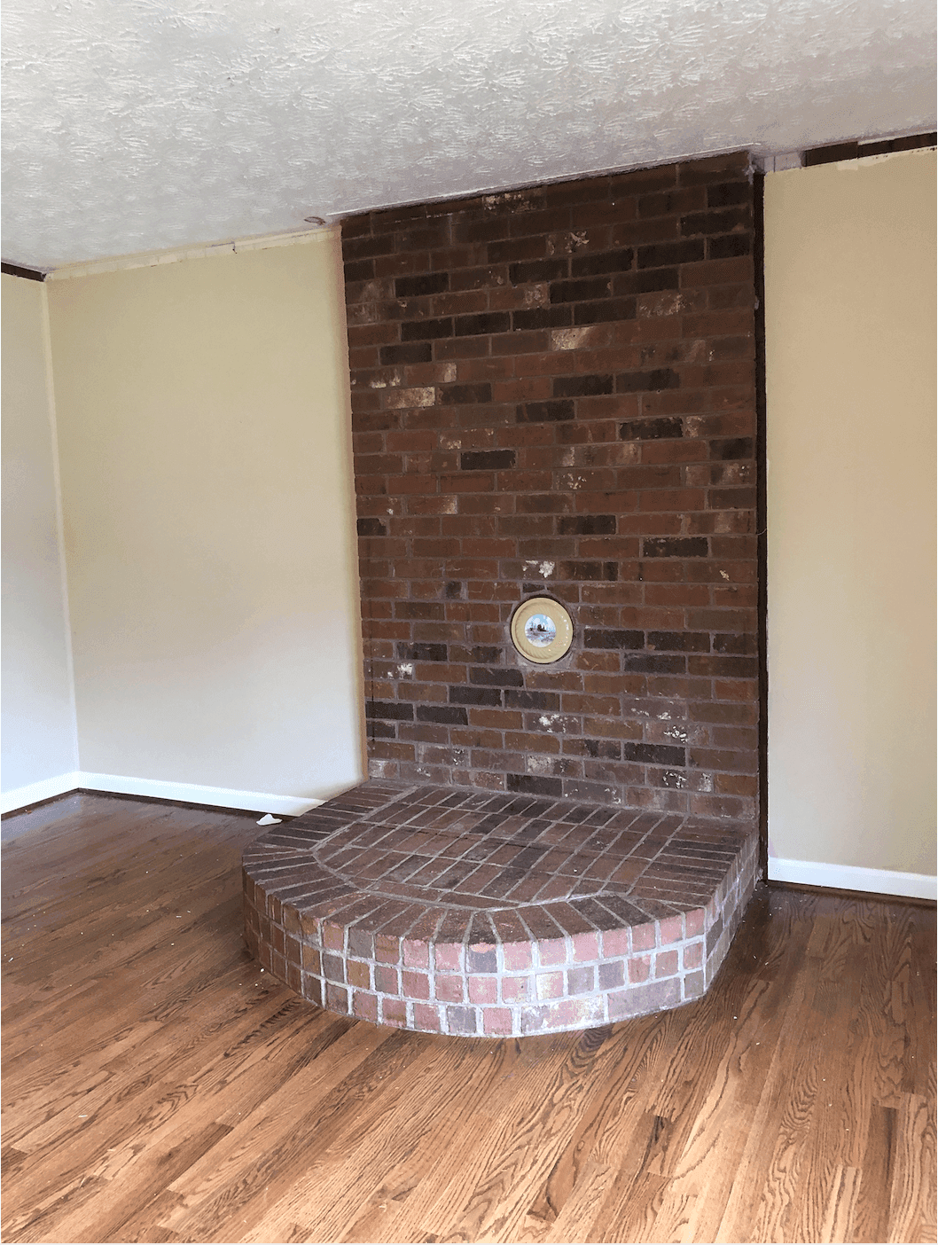 Brick Fireplace renovation