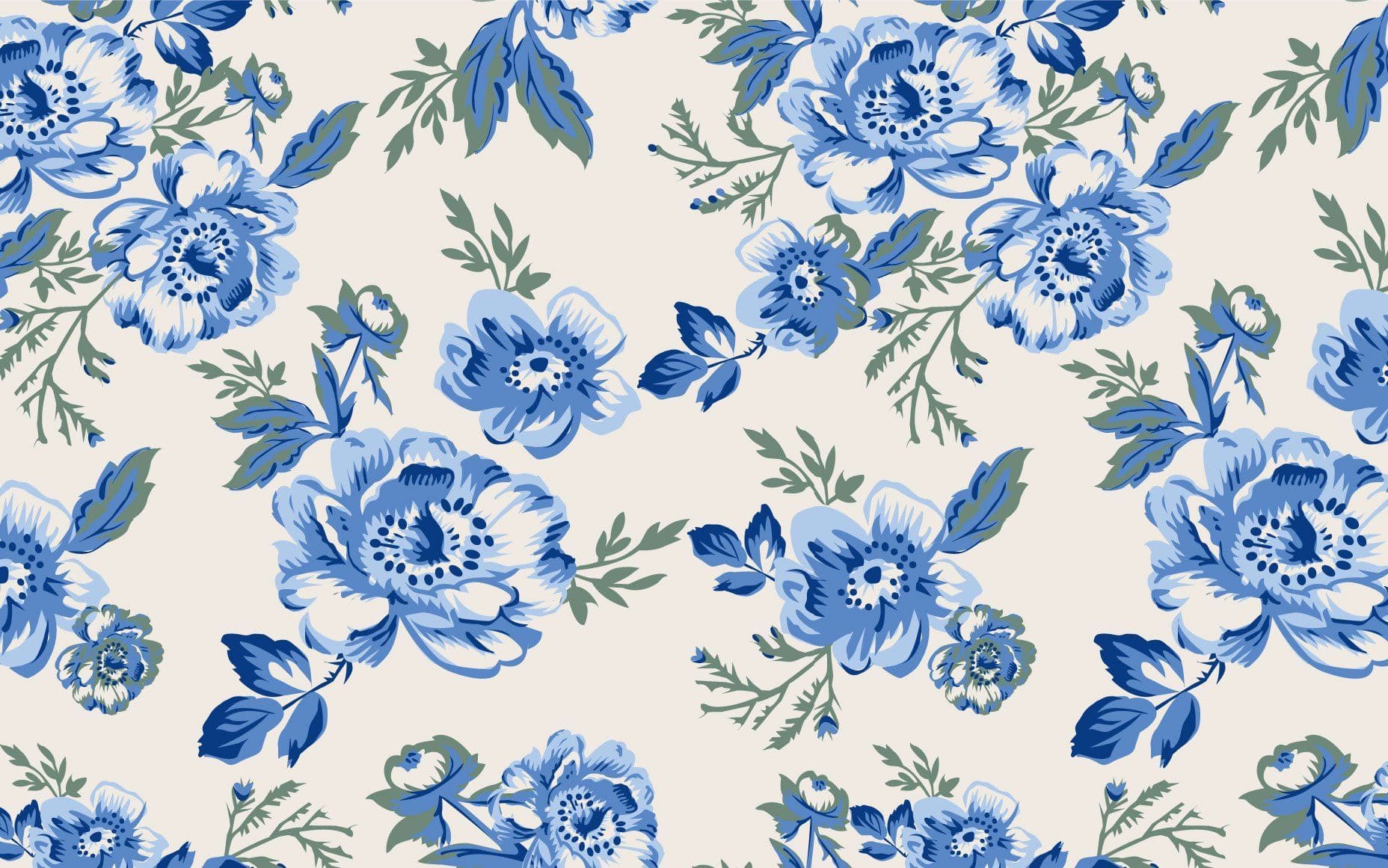 Vintage Floral Desktop Wallpaper