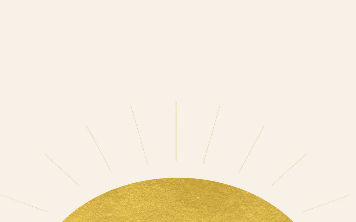 Gold foil sun desktop