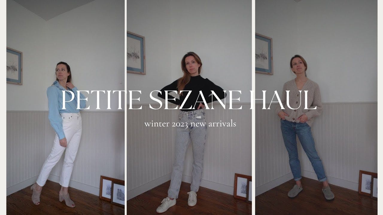 Sezane 2023 Winter Haul & Try On | Petite Sezane Review