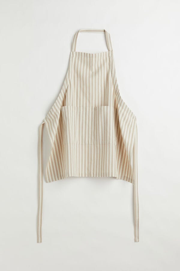 H&M Striped Apron - Beige