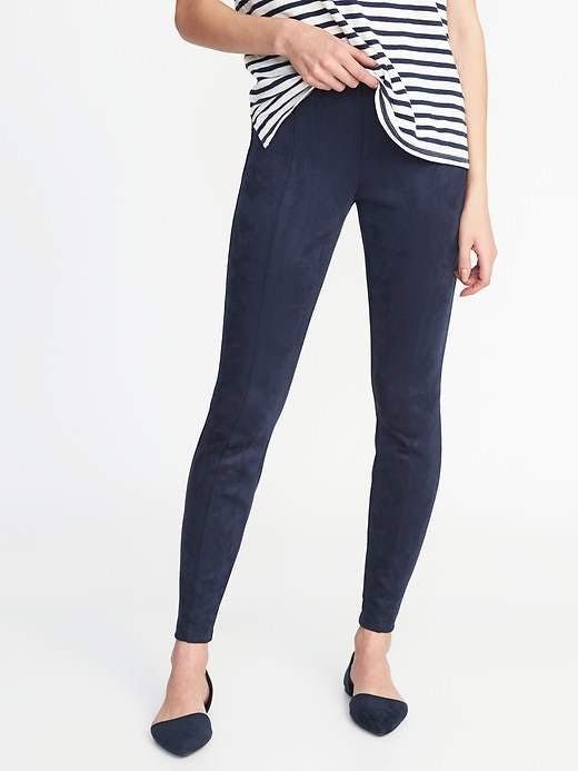 Old Navy High-Rise Stevie Sueded Ponte-Knit Pants for Women